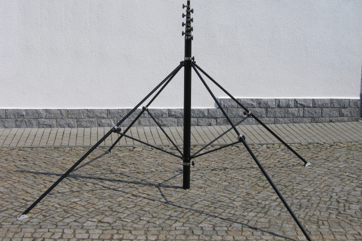 MSL Teleskopmaste Hochstativ für mobile Anwendungen im Bereich Umweltdatenerfassung, Mobilfunkabdekung und Funkanwendungen